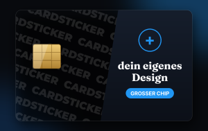 Großer Chip – Selbst gestalten - Kartensticker