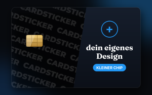 Kleiner Chip – Selbst gestalten - Kartensticker