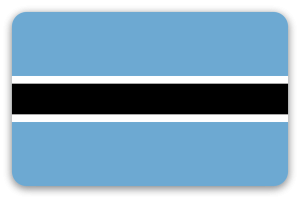 Botswana - Kartensticker
