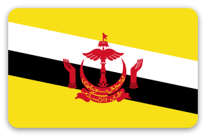 Brunei - Kartensticker