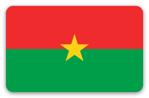 Burkina Faso - Kartensticker