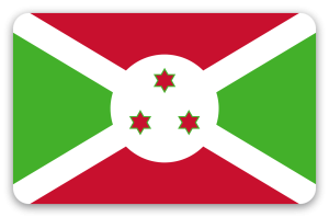 Burundi - Kartensticker