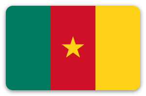 Kamerun - Kartensticker