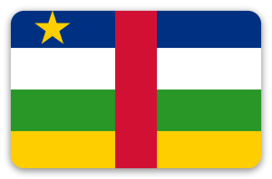 Zentralafrikanische Republik - Kartensticker