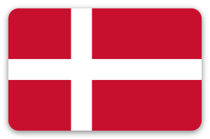 Dänemark - Kartensticker