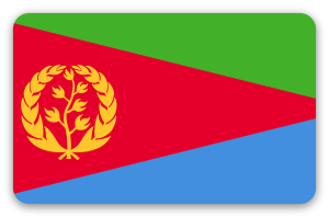 Eritrea - Kartensticker
