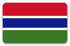 Gambia - Kartensticker