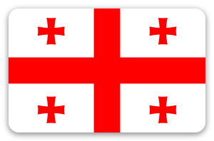 Georgien - Kartensticker