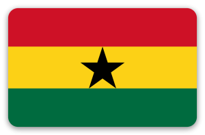 Ghana - Kartensticker