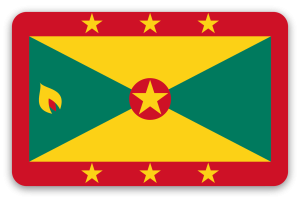 Grenada - Kartensticker