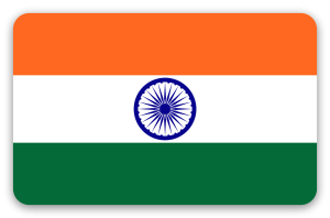 Indien - Kartensticker