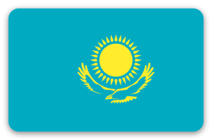 Kasachstan - Kartensticker