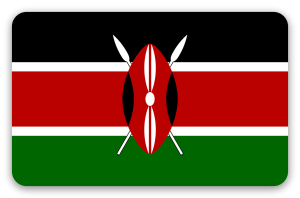 Kenia - Kartensticker