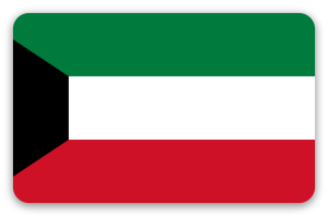 Kuwait - Kartensticker