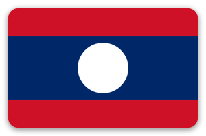 Laos - Kartensticker