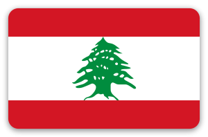 Libanon - Kartensticker