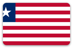 Liberia - Kartensticker