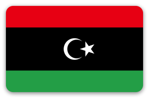 Libyen - Kartensticker