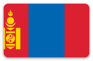 Mongolei - Kartensticker