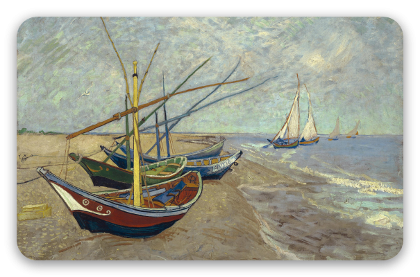 Fischerboote am Strand