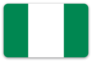 Nigeria - Kartensticker