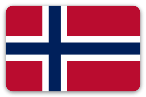 Norwegen - Kartensticker