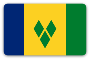 St. Vincent und die Grenadinen - Kartensticker