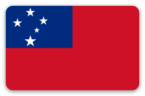 Samoa - Kartensticker