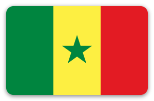 Senegal - Kartensticker