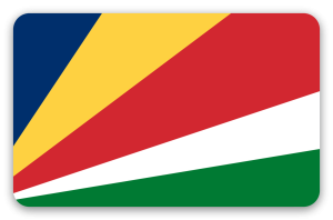 Seychellen - Kartensticker