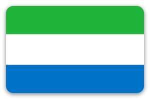 Sierra Leone - Kartensticker