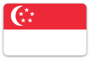 Singapur - Kartensticker