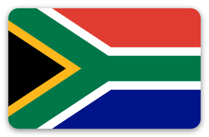 Südafrika - Kartensticker