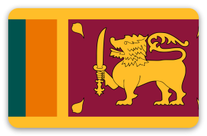 Sri Lanka - Kartensticker