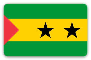 São Tomé und Príncipe - Kartensticker