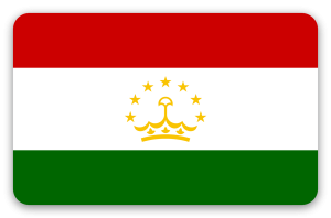 Tadschikistan - Kartensticker