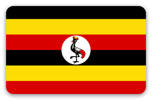 Uganda - Kartensticker