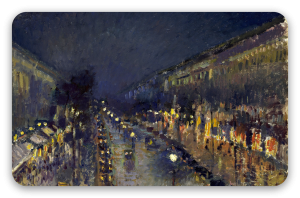 Boulevard Montmartre bei Nacht