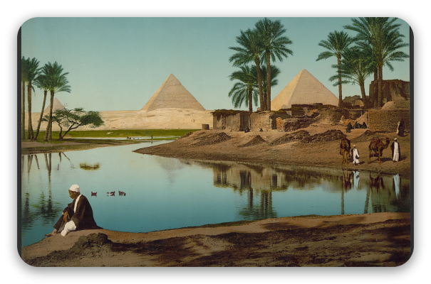 Die Pyramiden um 1900