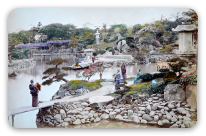 Japanischer Garten um 1890