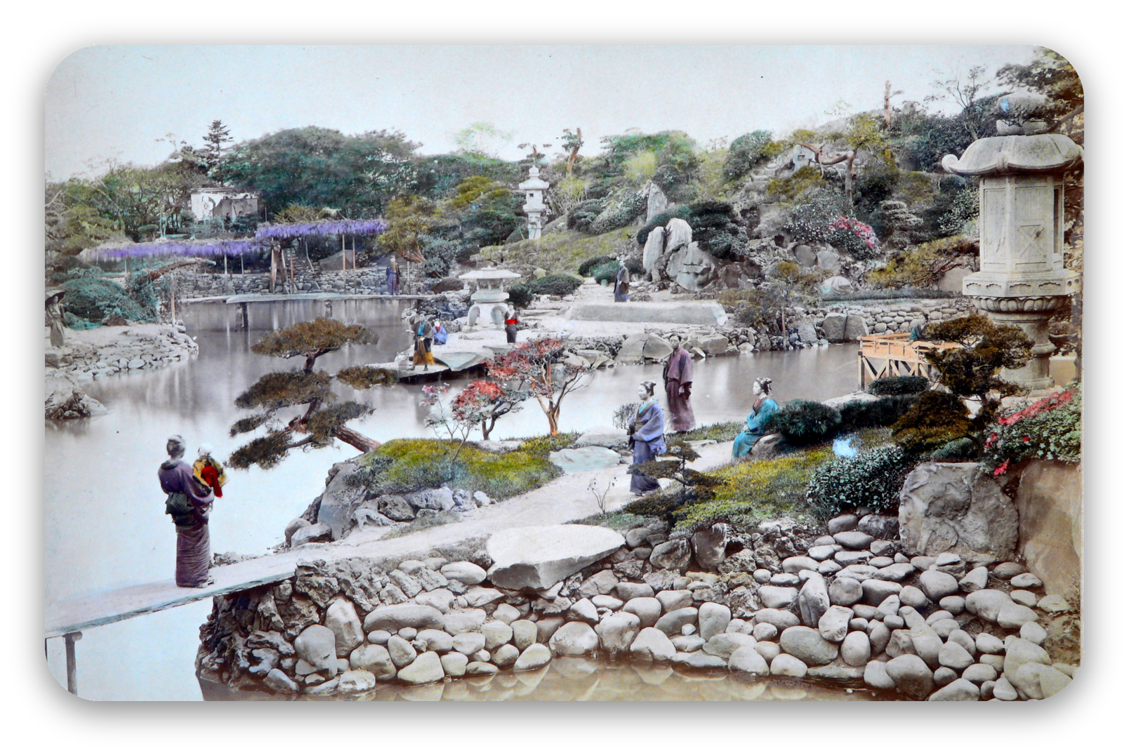 Japanischer Garten um 1890